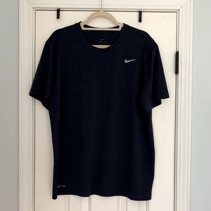 Nike | Men's Navy Blue Dri-Fit Shirt | Size XL